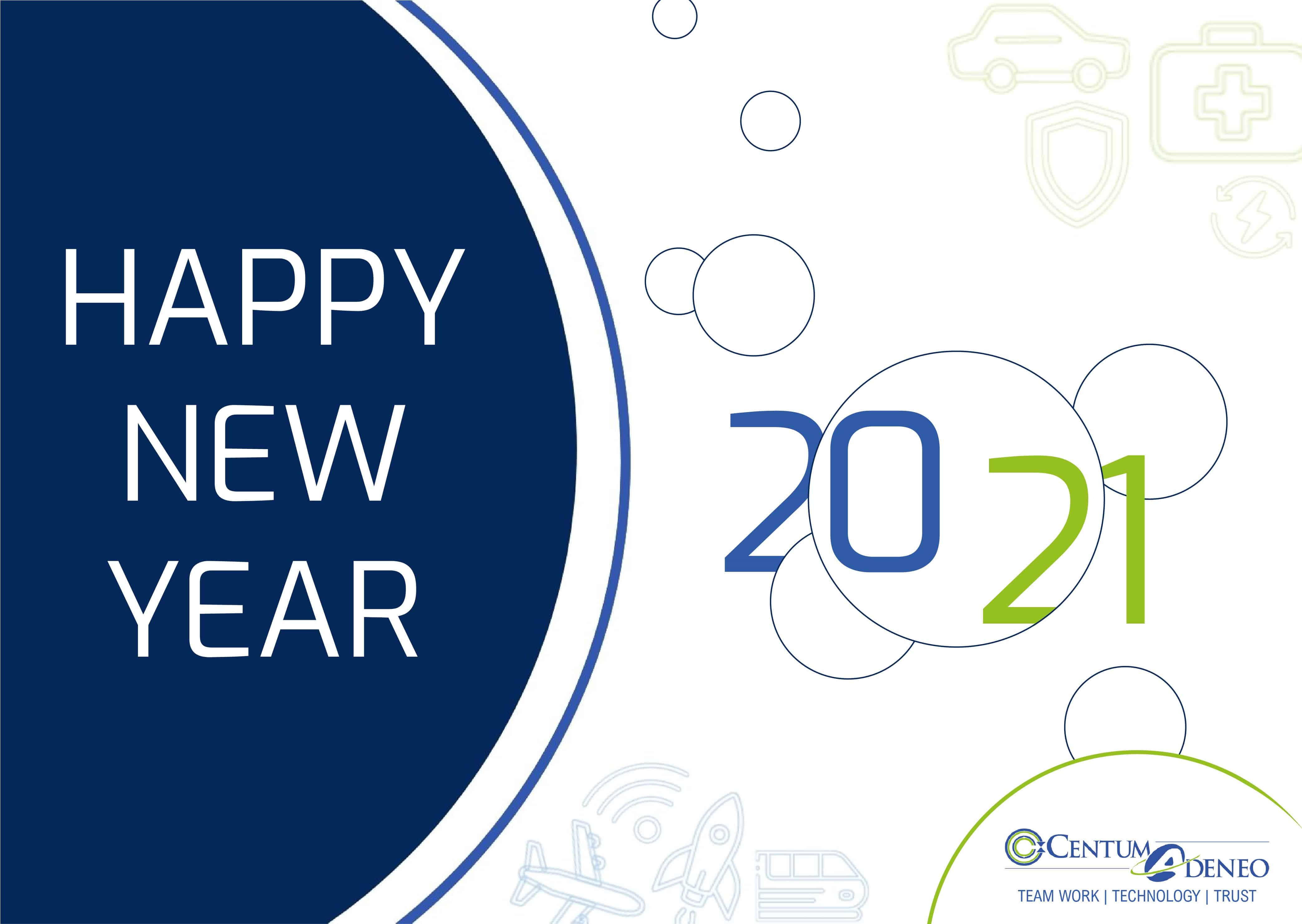 Happy New Year 2021  from Centum’s teams !